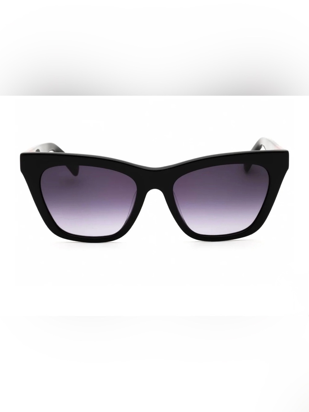 Longchamp Black Acetate CatEye Shape Full Rim Frame nwot/has case/cleaning cloth